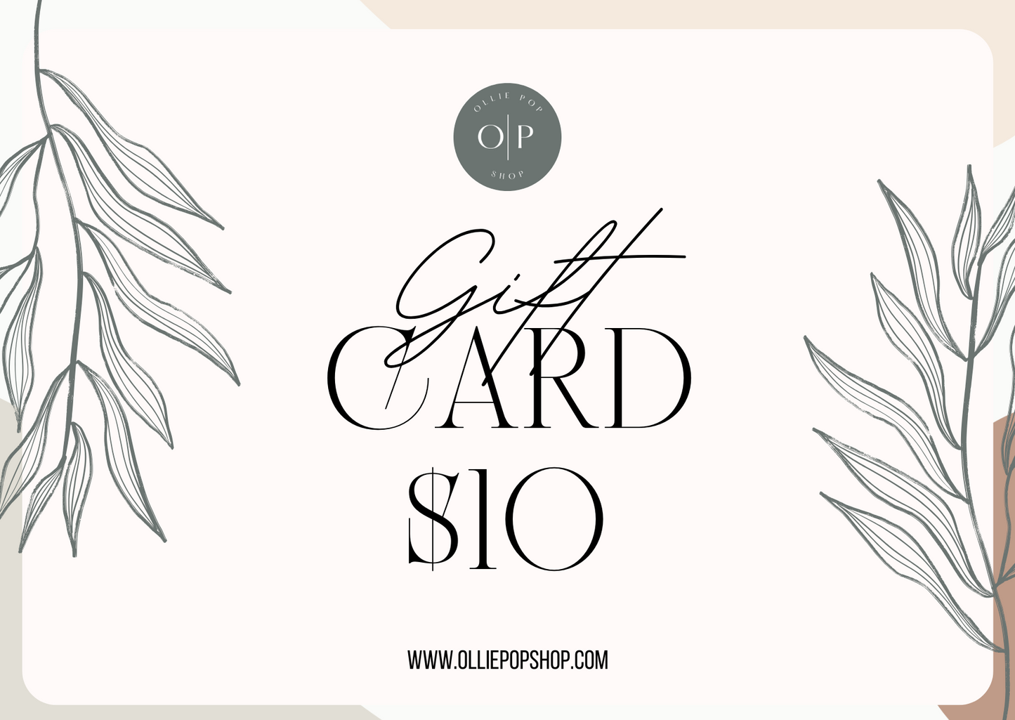 OlliePop Shop Gift Card