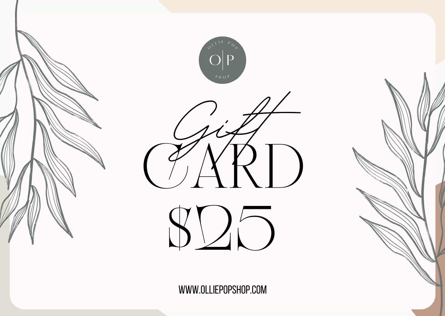 OlliePop Shop Gift Card