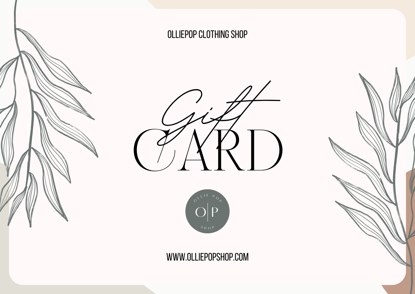 OlliePop Shop Gift Card