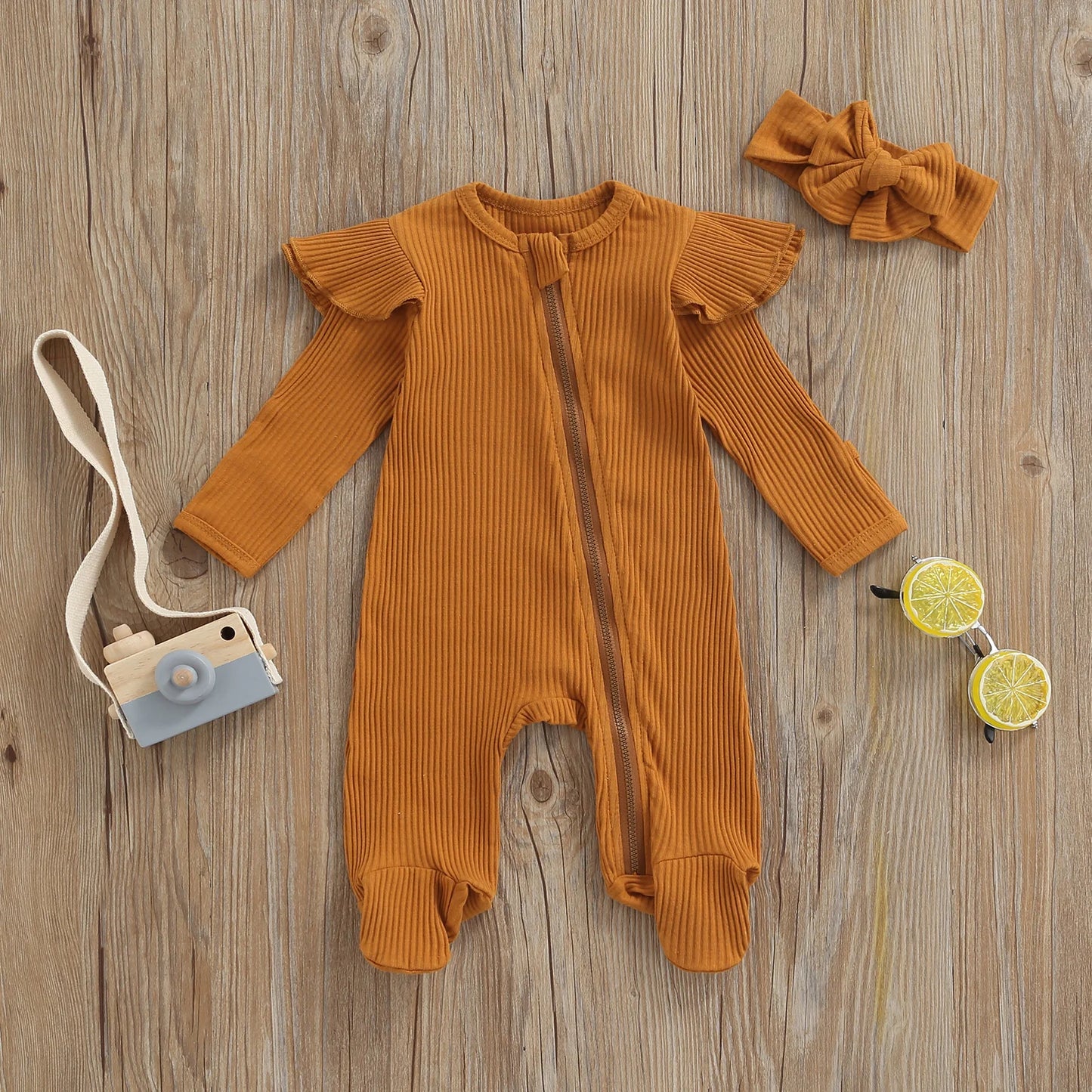 Frilled Onesie and Headband