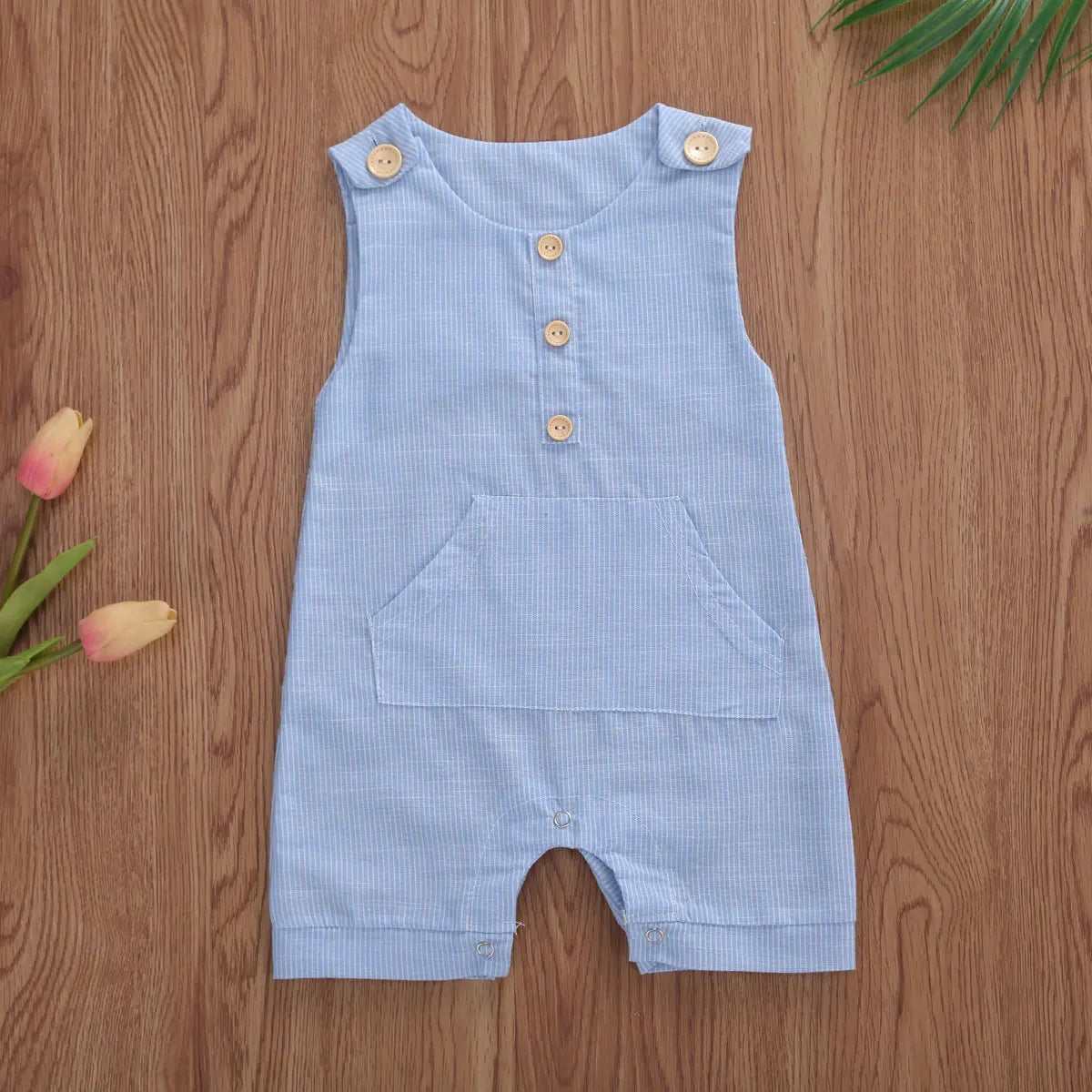 Overall Button Jumpsuit