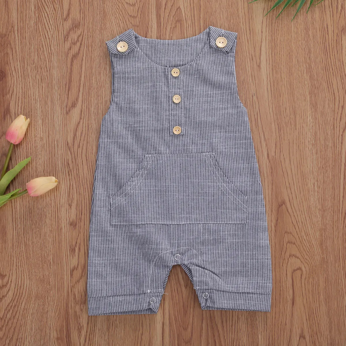 Overall Button Jumpsuit