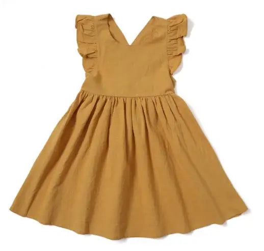 Bow-Back Girls' Dress