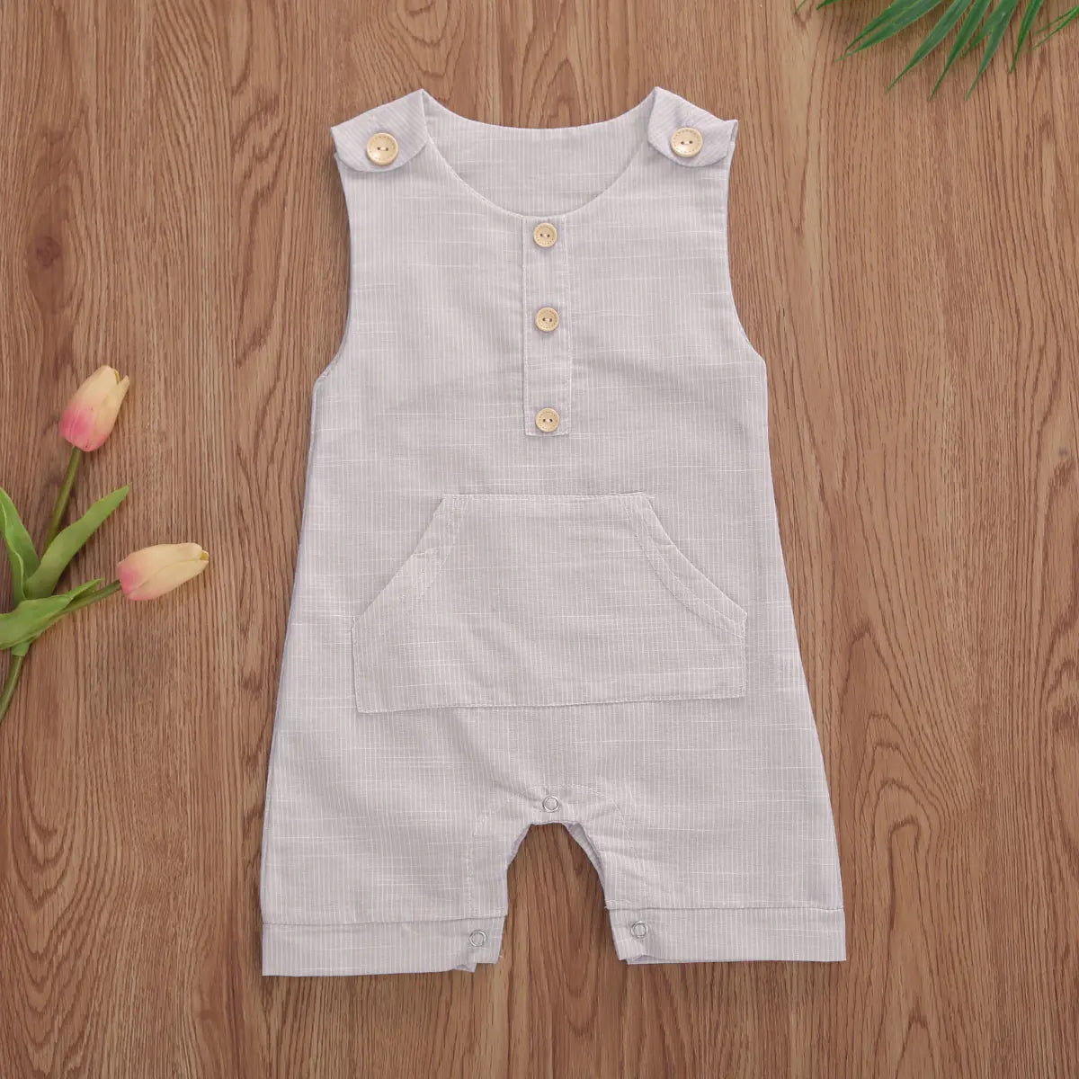 Overall Button Jumpsuit