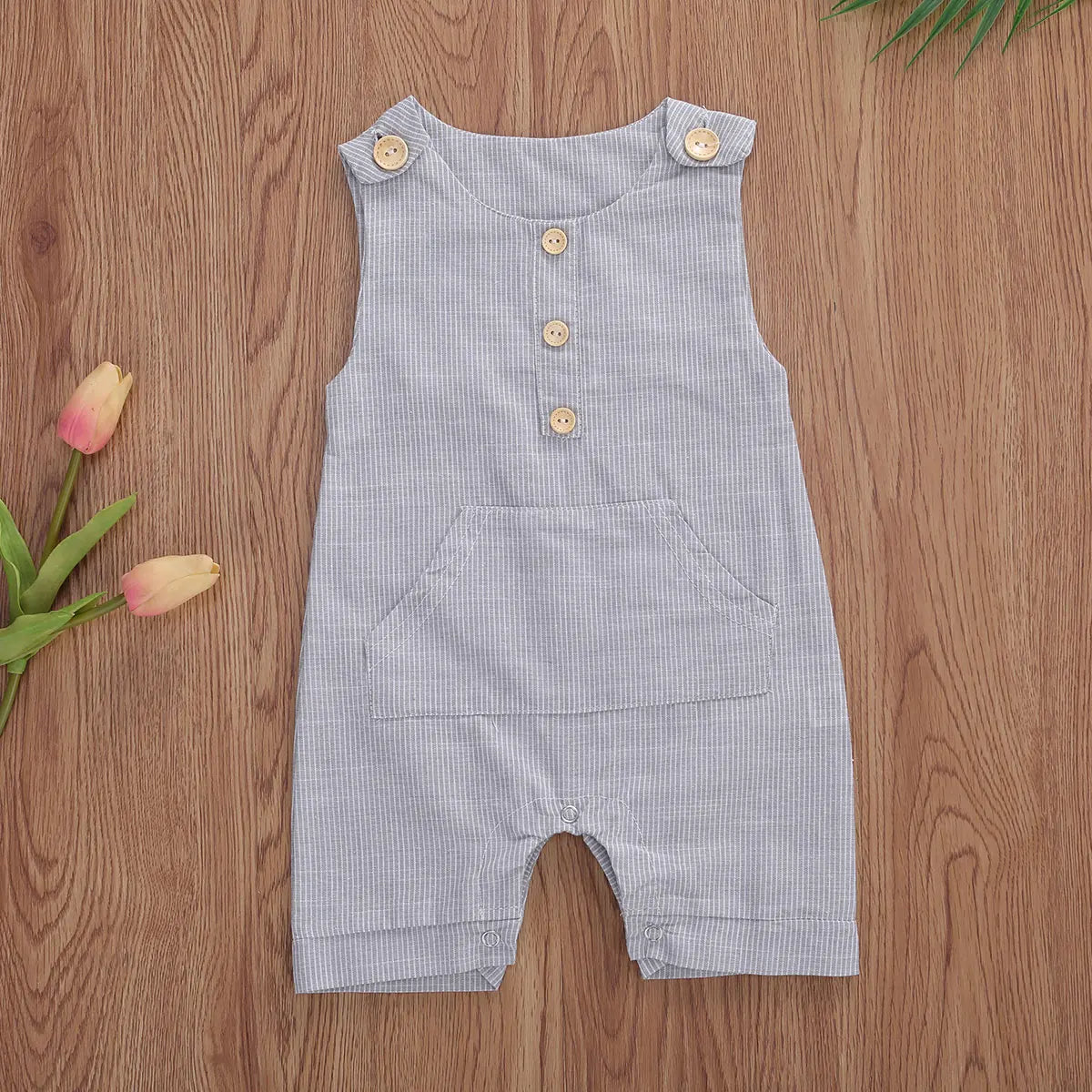 Overall Button Jumpsuit