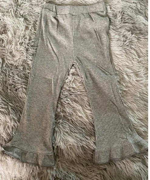 Girls Cotton Stretch Flare Pants