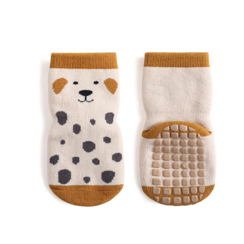 Neutral Animal Grip Socks