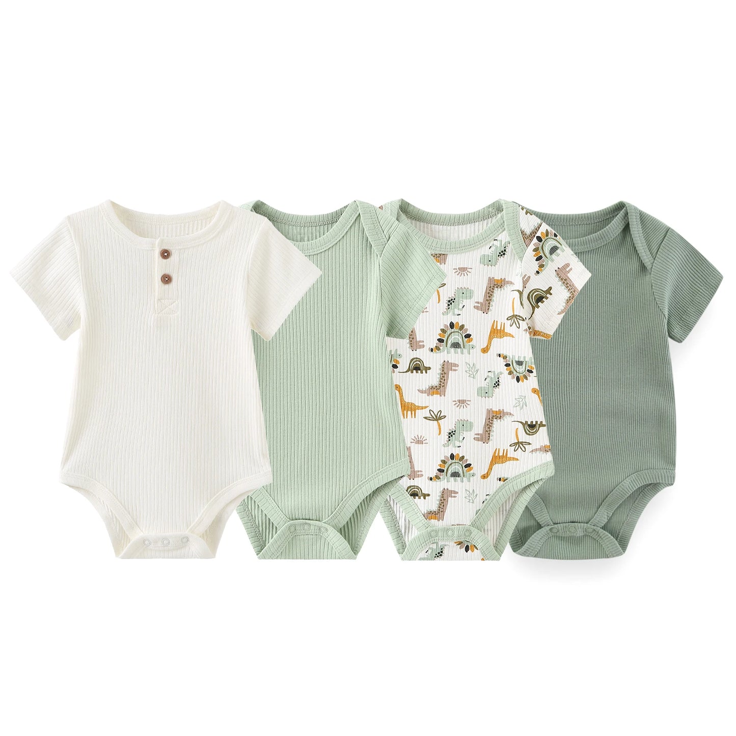 4 Piece Baby Bodysuit