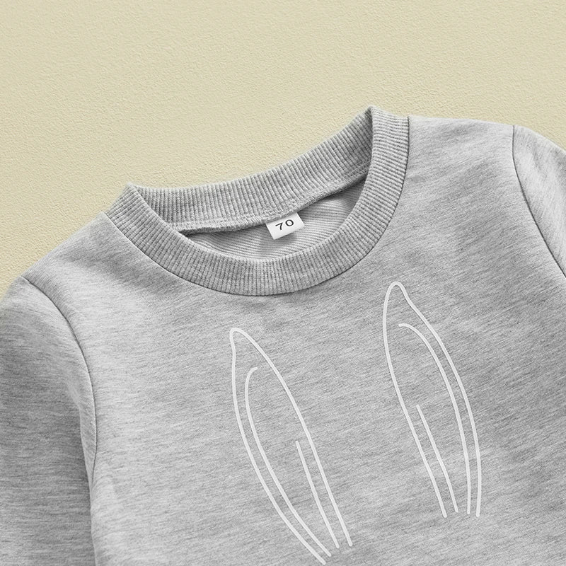 Minimal Bunny Grey Sweater