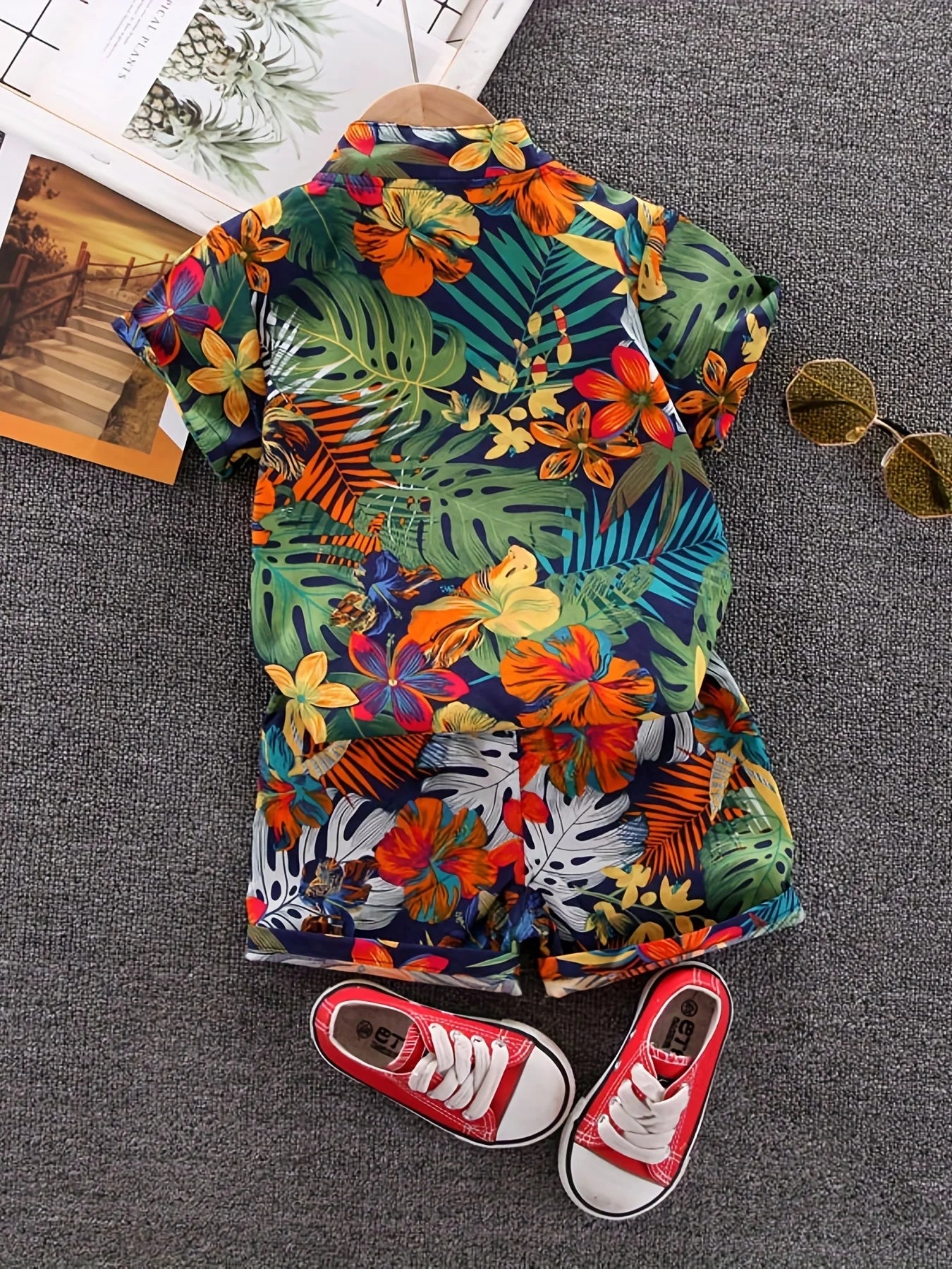 Tropical Short Sleeve Set