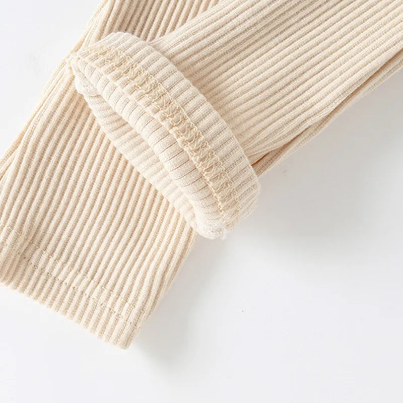 Ribbed Elastic Pants