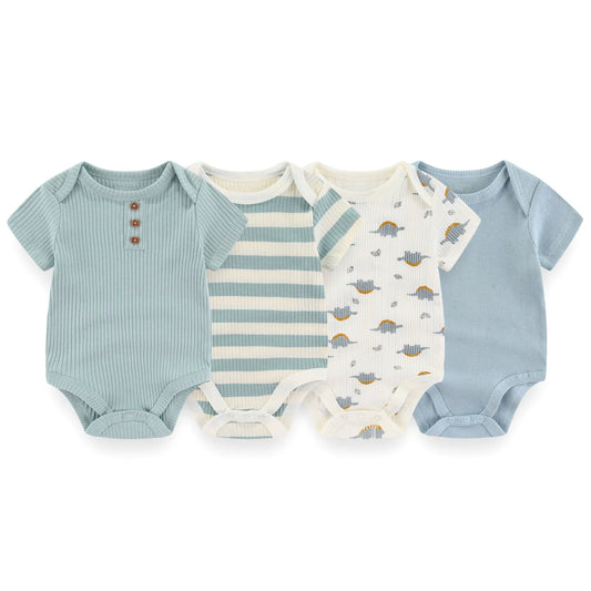 4 Piece Baby Bodysuit