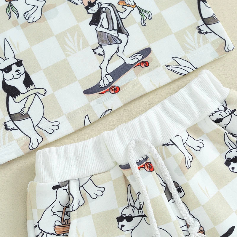 Funny Bunny Shirt & Shorts Set