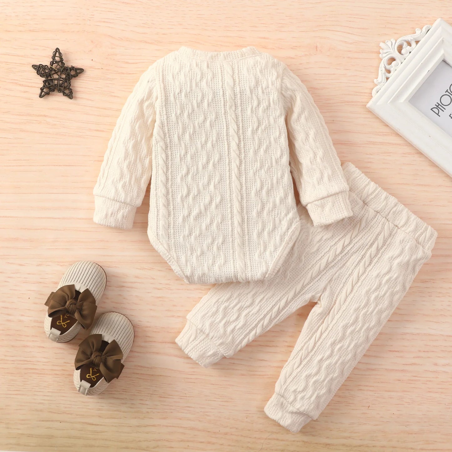 Cozy Cable Knit Set