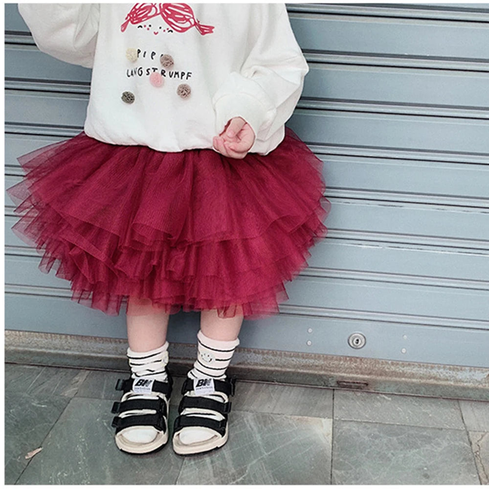 Girls Tutu Tulle Skirt