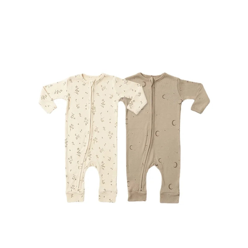 Cotton Onesie Zipper Pajamas