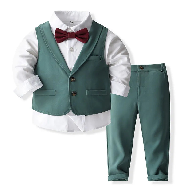 4 Piece Boys Suit