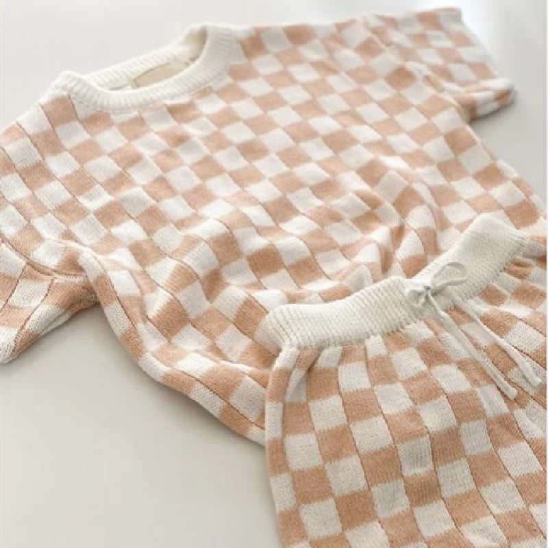 Checkers Shorts Set