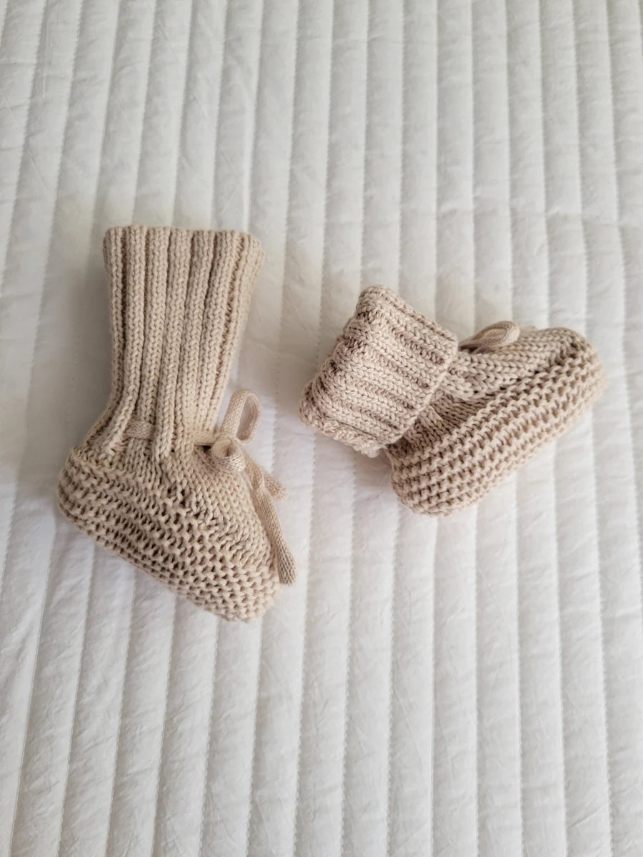 Knit Baby Shoes