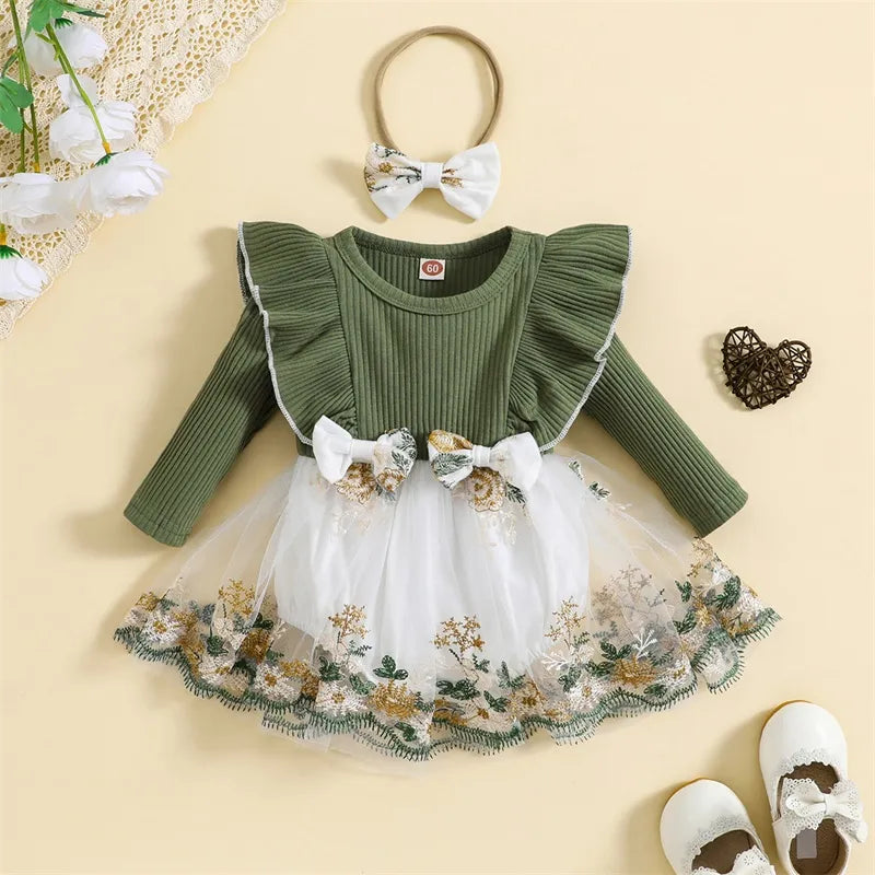 Alice Embroidery Flower Dress