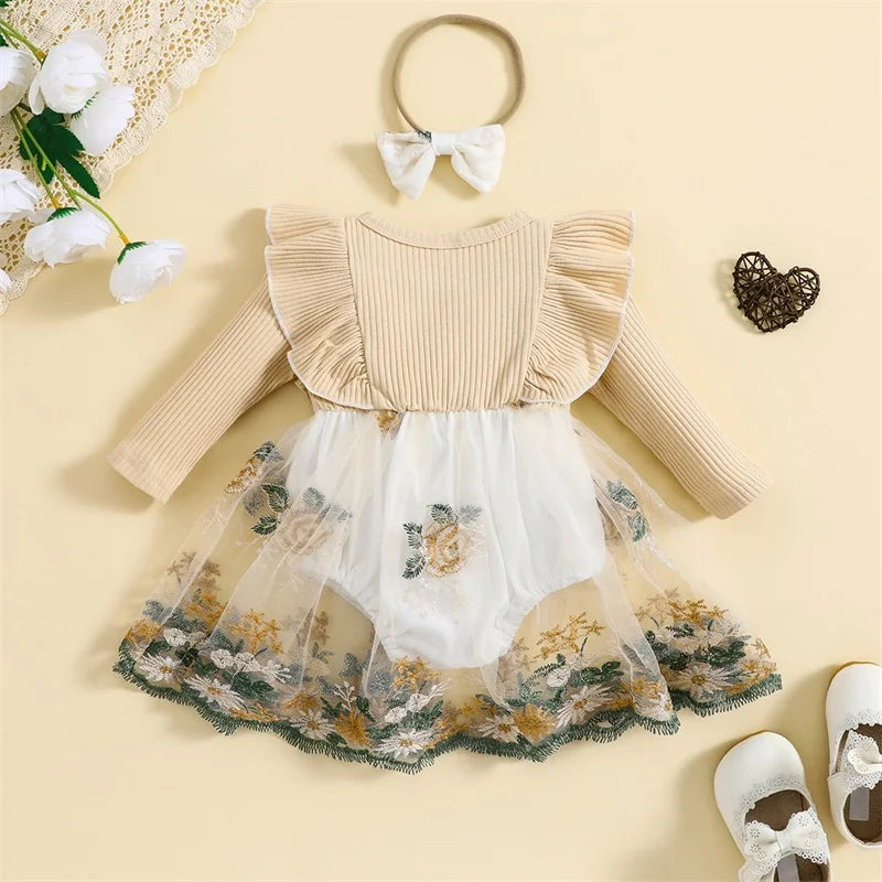 Alice Embroidery Flower Dress