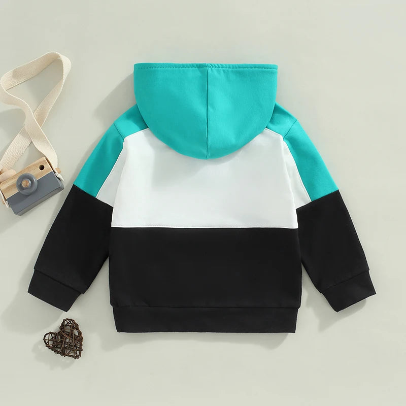 The Ollie Color Block Half Zip Pullover