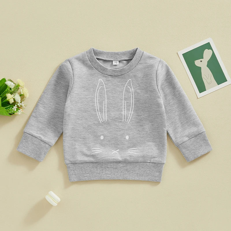 Minimal Bunny Grey Sweater