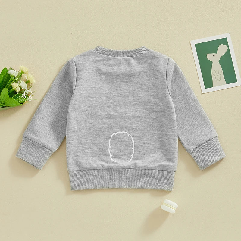 Minimal Bunny Grey Sweater