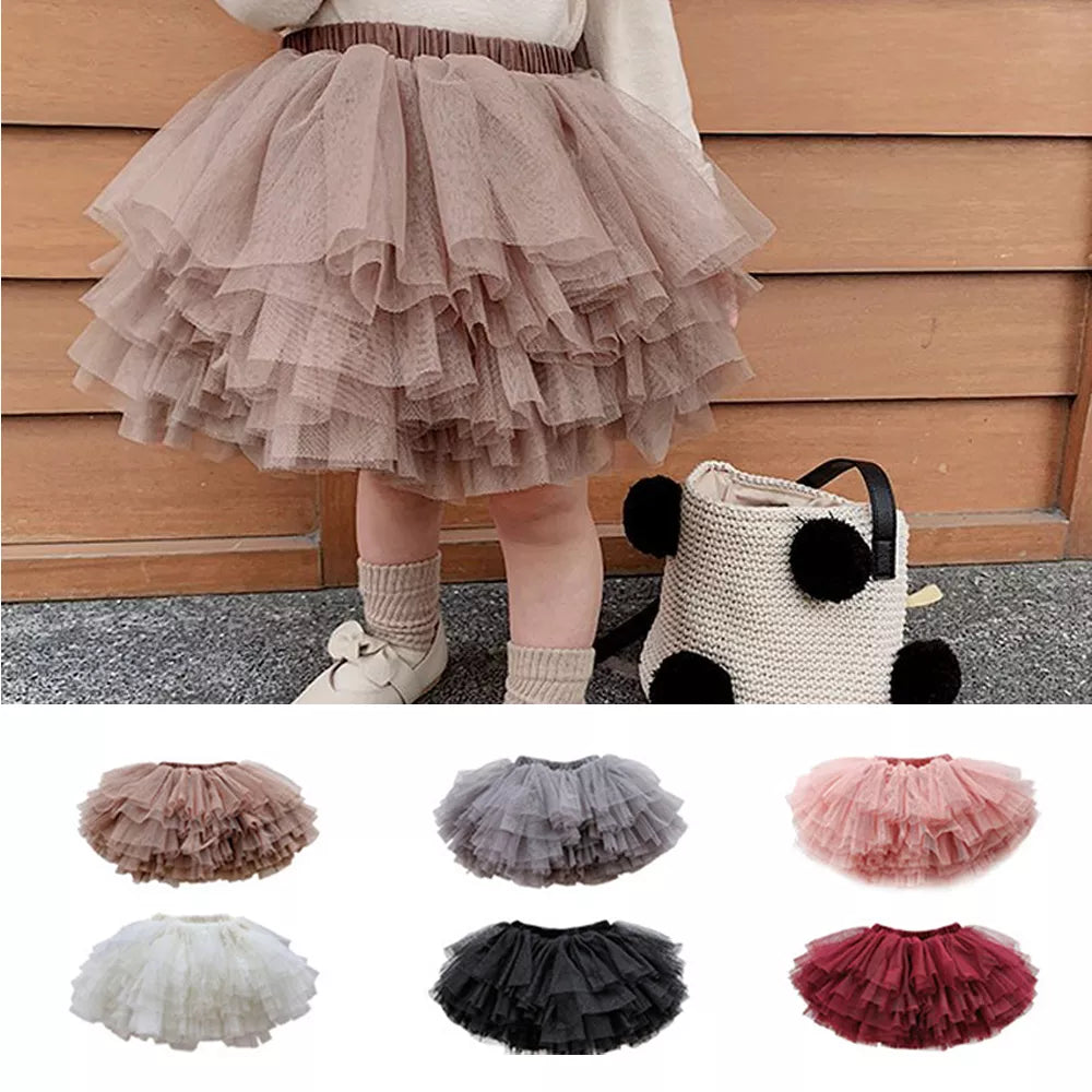 Girls Tutu Tulle Skirt