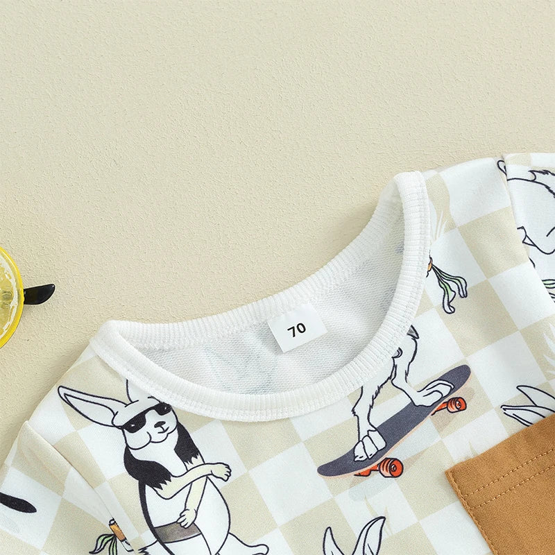 Funny Bunny Shirt & Shorts Set