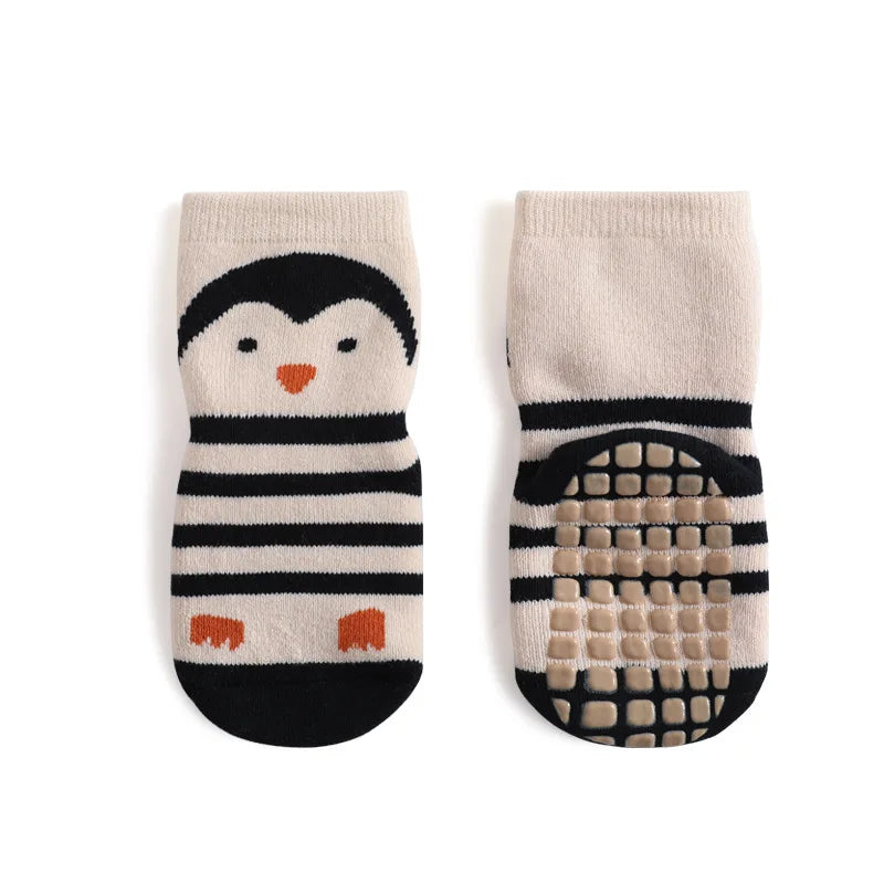 Neutral Animal Grip Socks