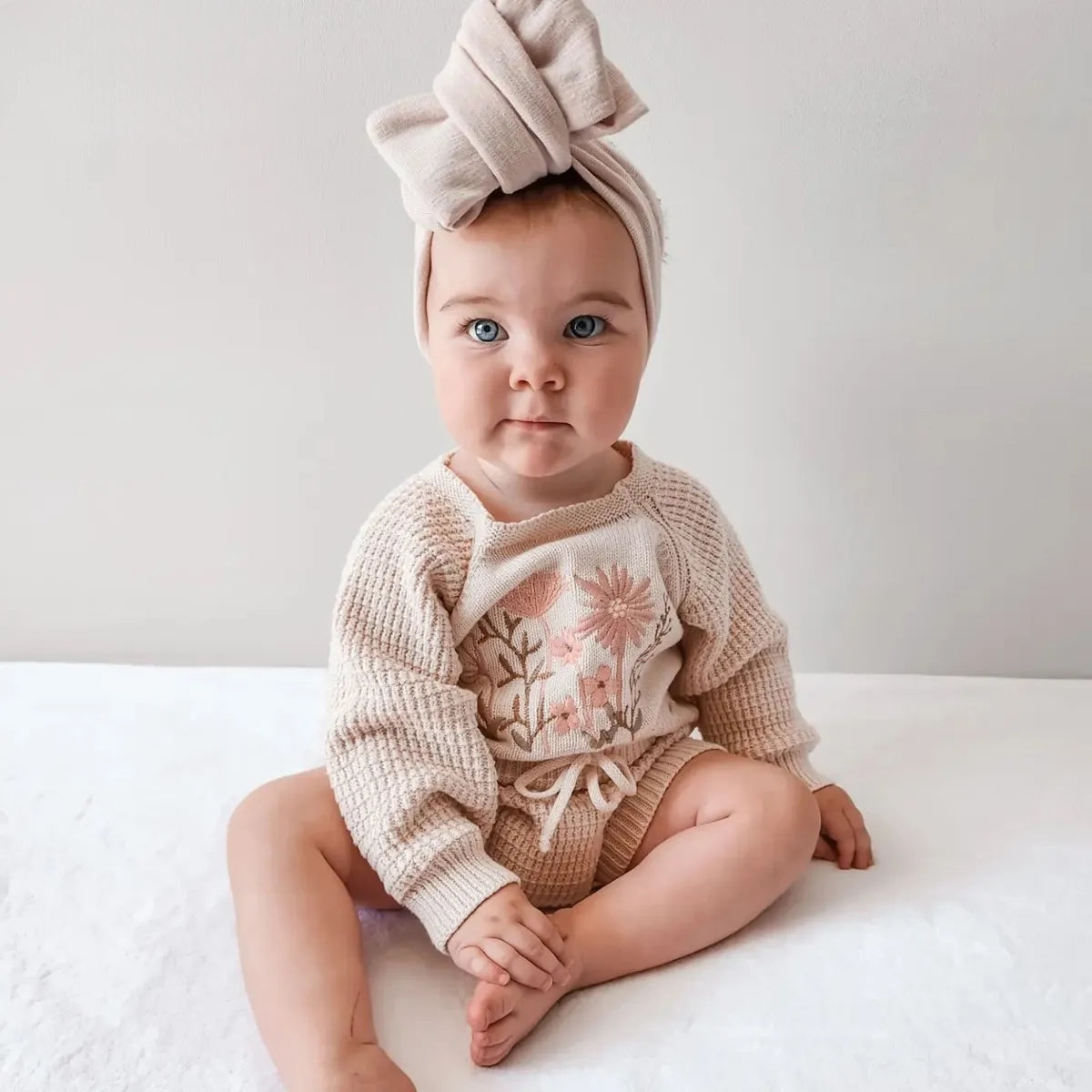 Vintage Photoshoot Ready Sweater Onesie