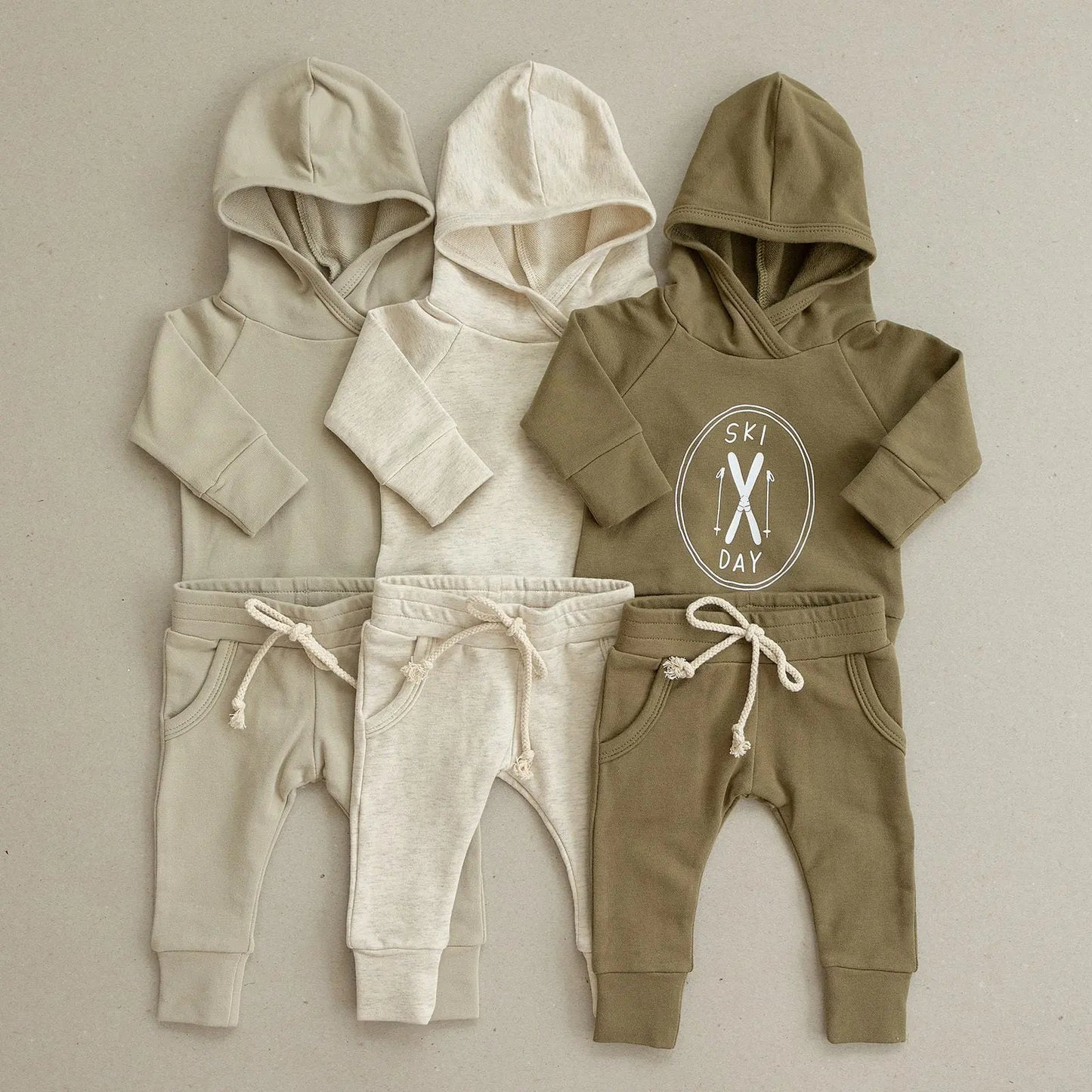 Neutral Fitted Sweatsuit